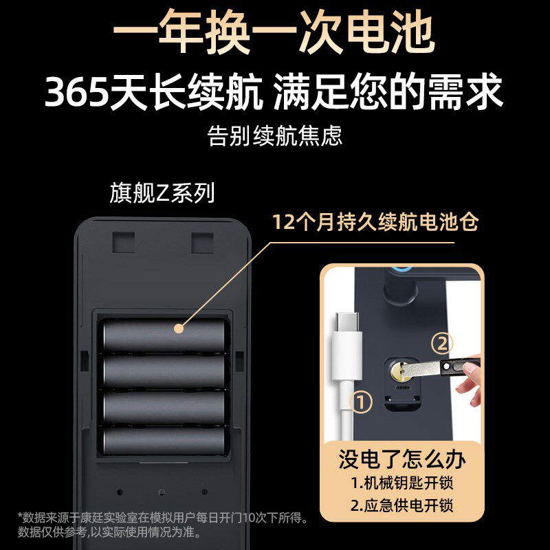 半自动智能门锁带猫眼霸王锁体指纹锁密码锁防盗门家用门锁包安装