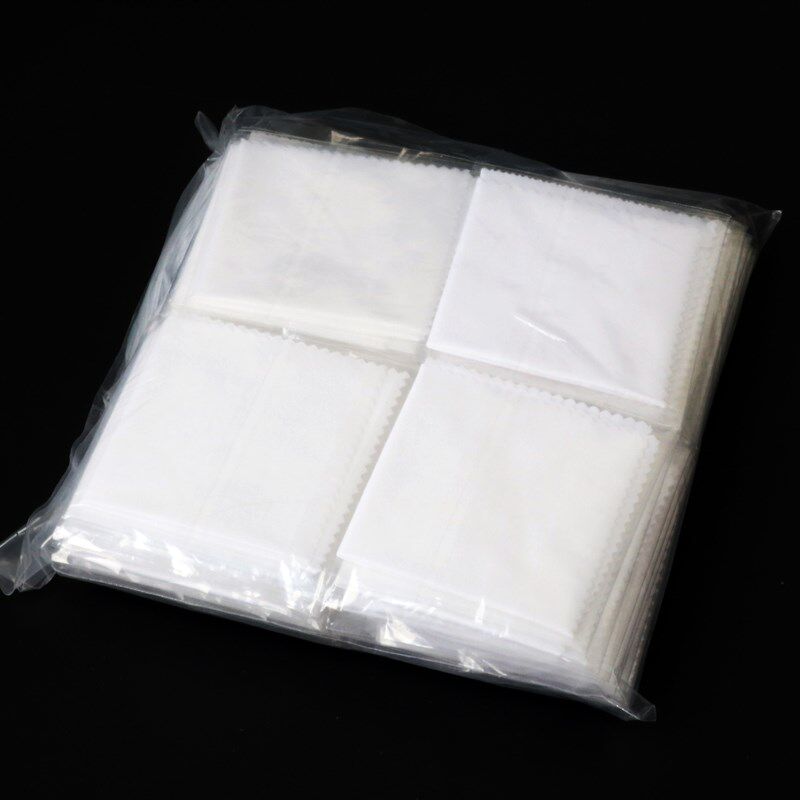 单独包装手机贴膜清洁无尘细布屏幕白色擦布 眼镜相机镜头擦拭布