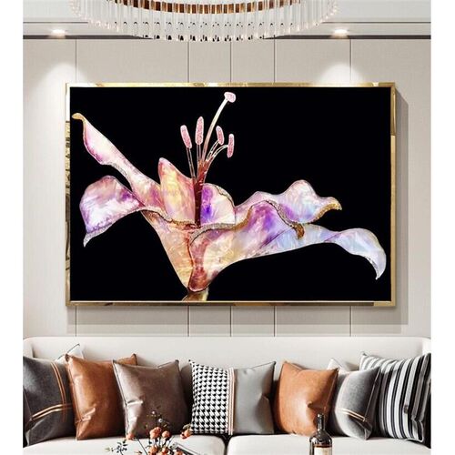 网红掐丝珐琅彩装饰画卧厅背景墙餐厅轻奢简约现代挂画室客镶钻手