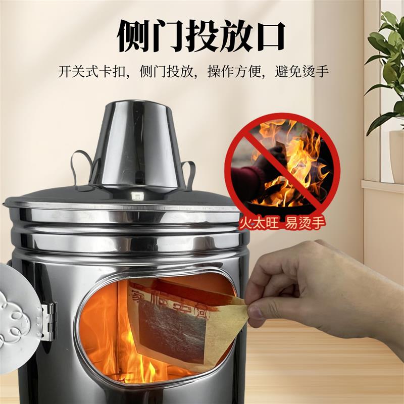 防风烧纸桶家用烧金桶焚烧铁桶清明烧元宝桶无烟焚化炉烧钱纸桶