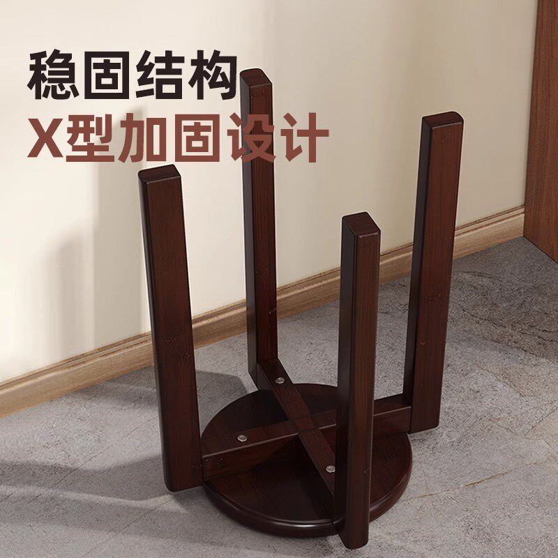 楠竹圆凳子可叠放家用结实耐用客厅小凳子板凳矮凳餐凳轻奢高级感
