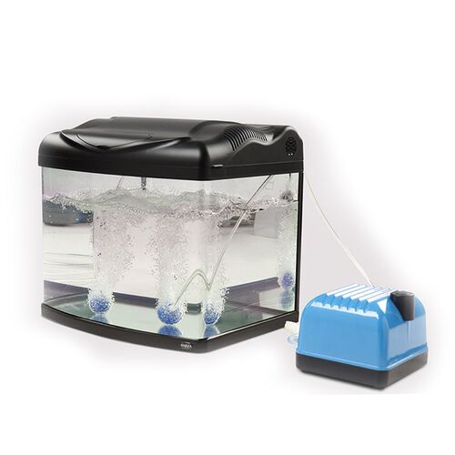海利水族鱼池充氧泵V10/20增氧泵家用鱼缸增氧机超静音打氧机气泵