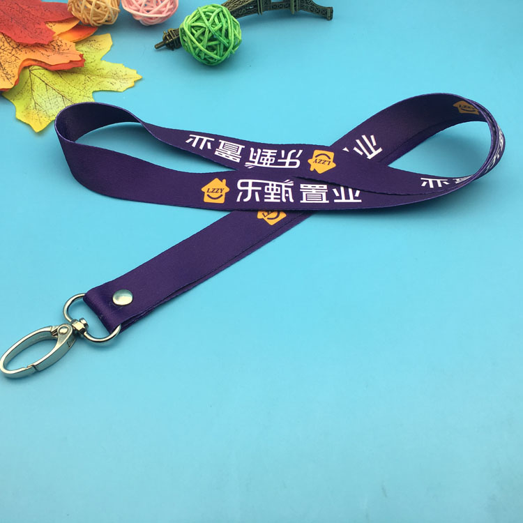 定制 热转印挂绳 双面印字 房产公司地产公司定做吊绳卡套印字绳