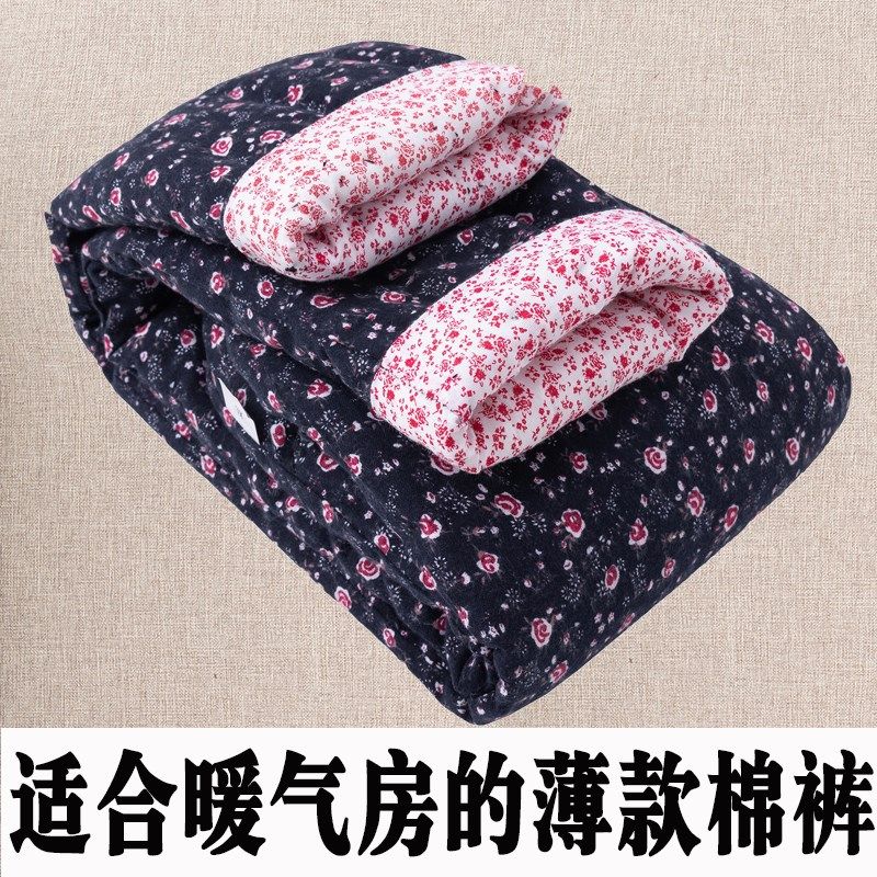 薄款纯棉花手工棉裤女妈妈内穿保暖裤老人高腰深裆保暖棉裤奶奶