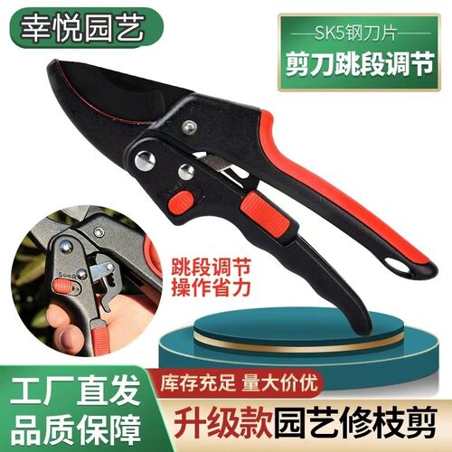 调节省力修枝剪 跳段剪 滑轮省力剪 园林工具 修枝剪园艺花椒剪子
