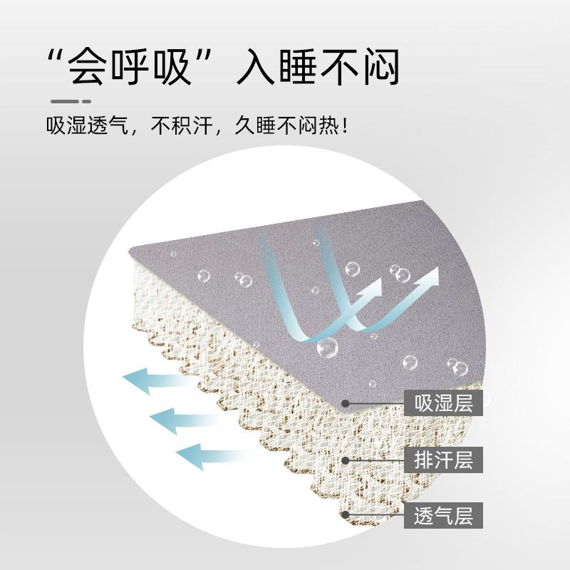 佳丽斯夏季凉席三件套1.8米床薄荷藤席家用席子