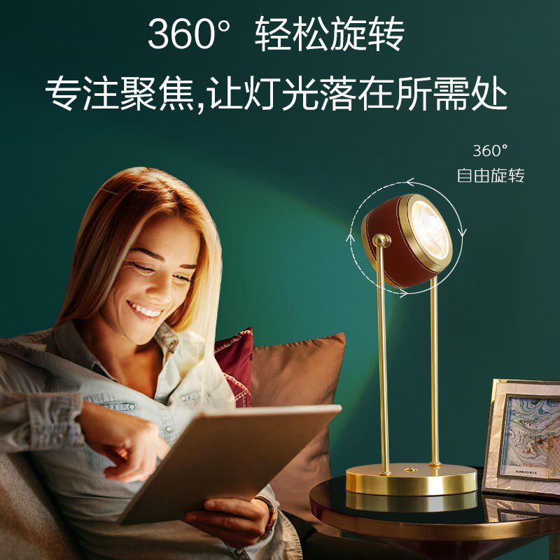帝拿 可调角度台灯创意个性卧室床头灯设计师艺术客厅装饰灯具