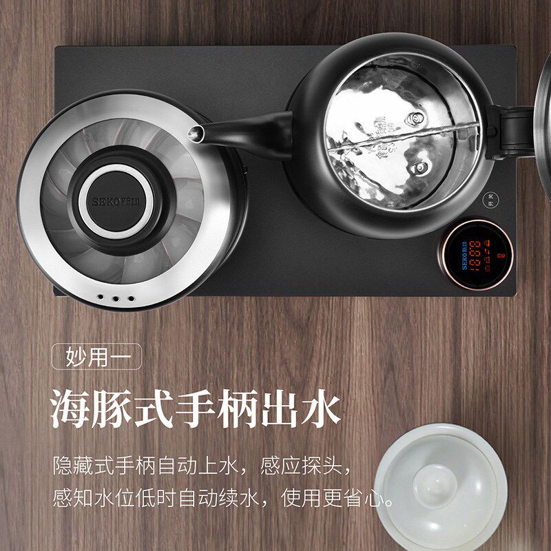 新功泡茶烧水壶全自动上水304不锈钢新款功夫茶具高级电热茶水壶