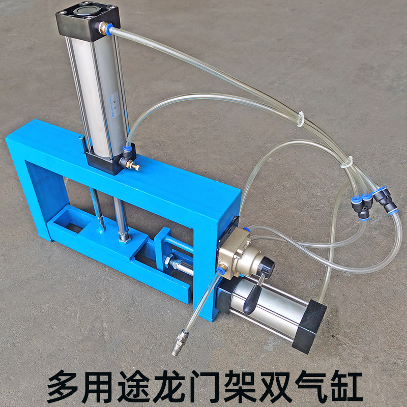 木工重型双气缸龙门架压板器推台龙门架压料器气动龙门架压板器