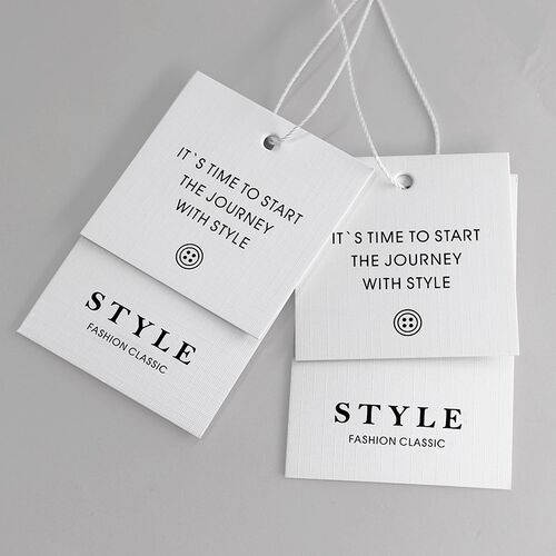 吊牌定做服装吊卡定制男装女装饰品标签logo设计服装店挂牌挂签简