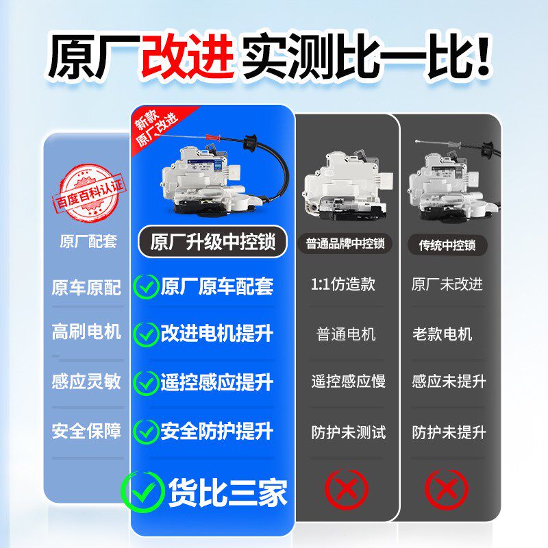 适配奥迪A8D4A7C7PA4XLA4LB9 A6LC8S C8W A8 D5S中控锁块车门锁块