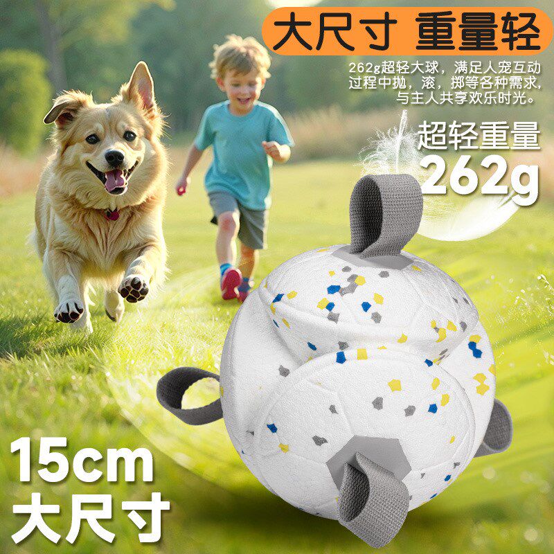 狗玩具实心大号足球户外互动解闷耐咬消耗体力磨牙咬不破静音金毛