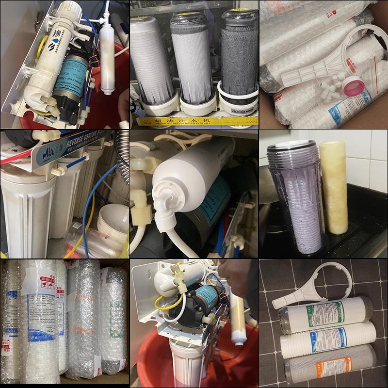 总馨净水器滤芯前三级全套装家用净水机过滤器10寸PP棉活性炭