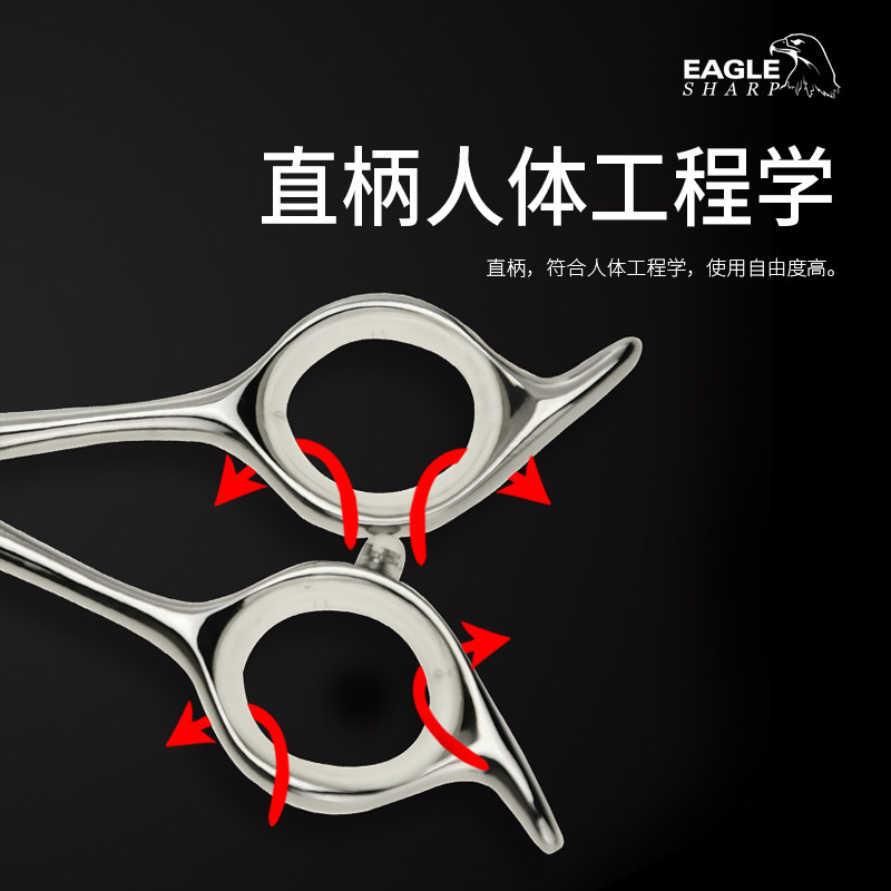 鹰剪美发剪发专用发型师剪刀A剪5.5精修专业平剪理发剪刀S03-550