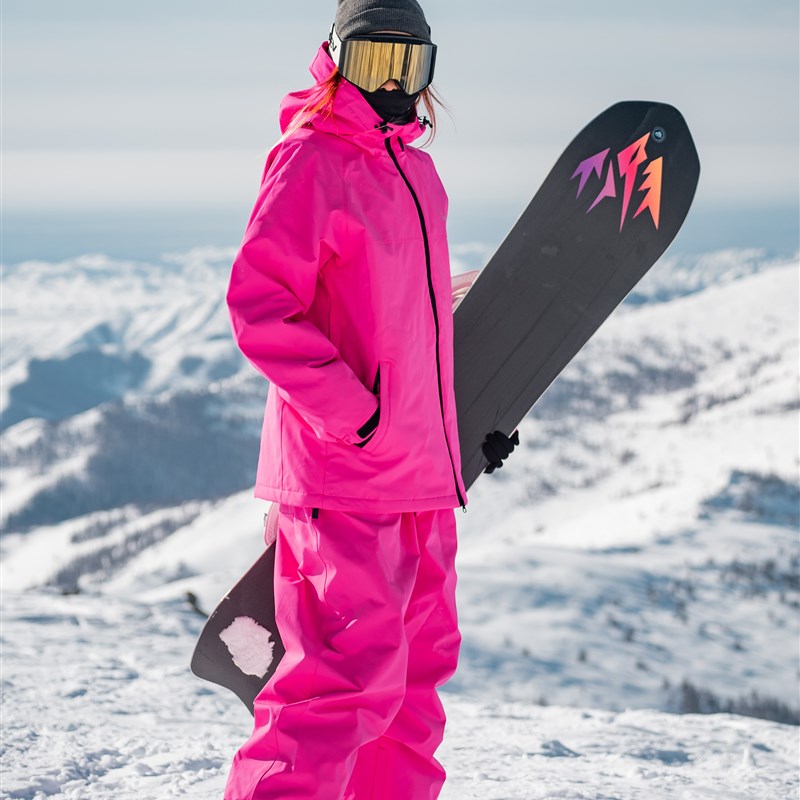 雪比特 单双板滑雪服女 加厚保暖防水宽松 3L滑雪服套装男女款