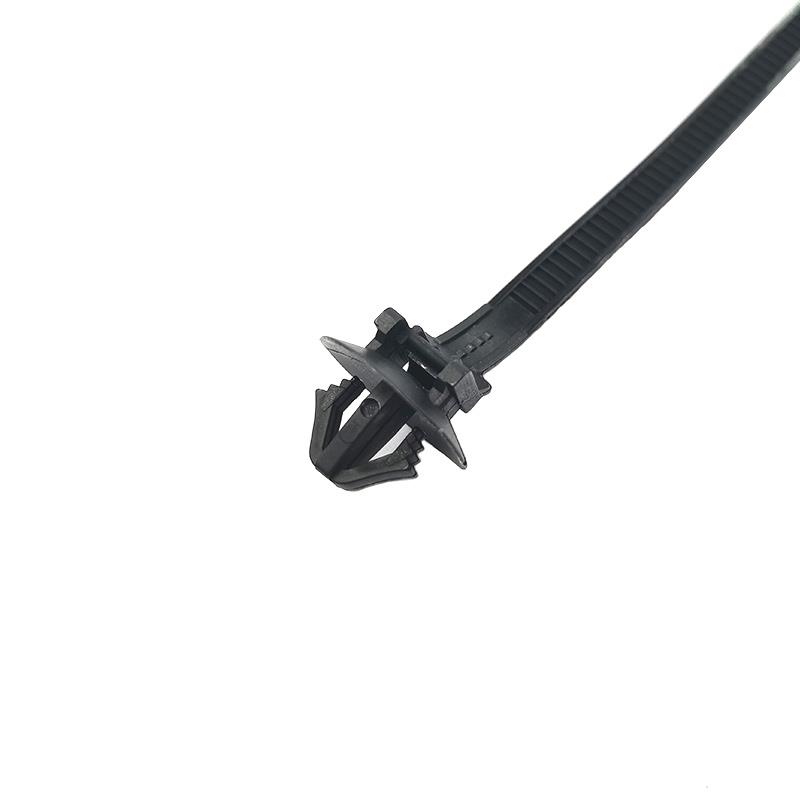 定制插销式扎带/5.2*170mm/500条/包汽车线路固定汽车束线扎带图片