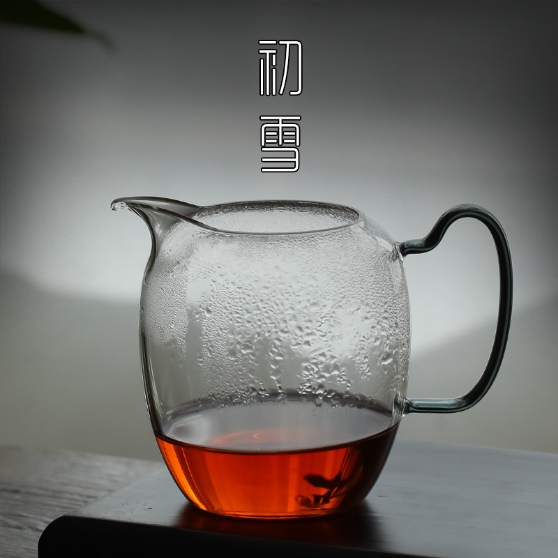 耐热公道杯玻璃茶滤一体高档分茶器公杯泡茶功夫茶茶具茶漏套装