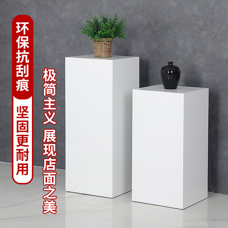 地台展示台子底座增高台圆形摆台烤漆模特小地台长方形底座展示台