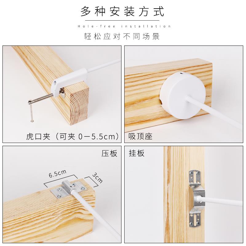 LED展会长臂杆伸缩婚礼射灯桁架广告喷绘画展招牌门头牌匾夹子灯