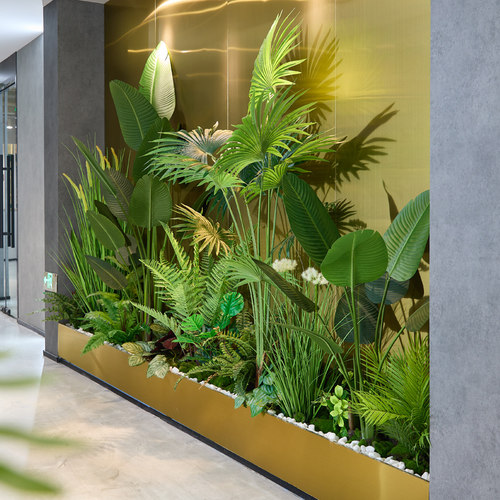 绿植仿真造景假高级植物室内轻奢仿生景品逼真装饰落地景观摆件