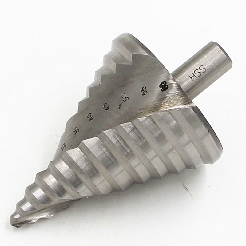 精工6-60mm大尺寸开孔器高速钢螺旋槽阶梯宝塔钻三角钻多功能钻头