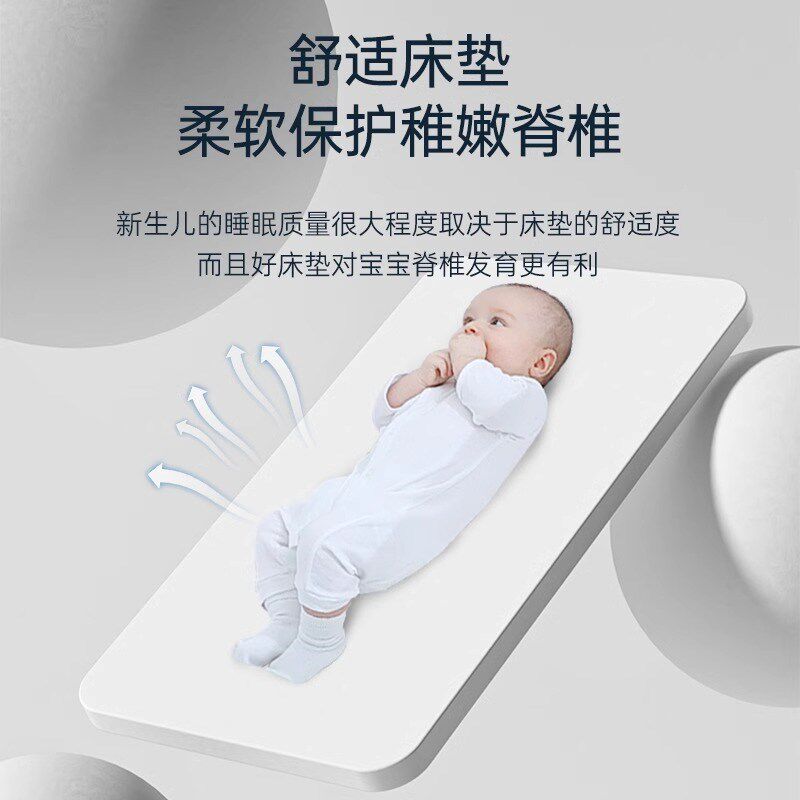 婴儿床可折叠可移动多功能便携式新生儿摇篮床欧式拼接大床宝宝床