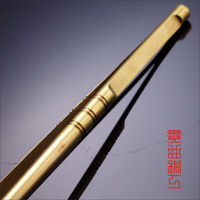 精品铜茶夹功夫茶镊子高档礼品夹子功夫茶具茶道包邮