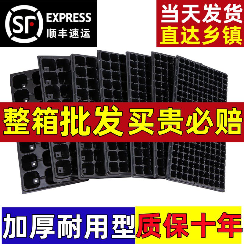 育苗盘穴盘育苗盒育苗盆蔬菜育苗盆塑料育苗器苗木多肉整箱箱