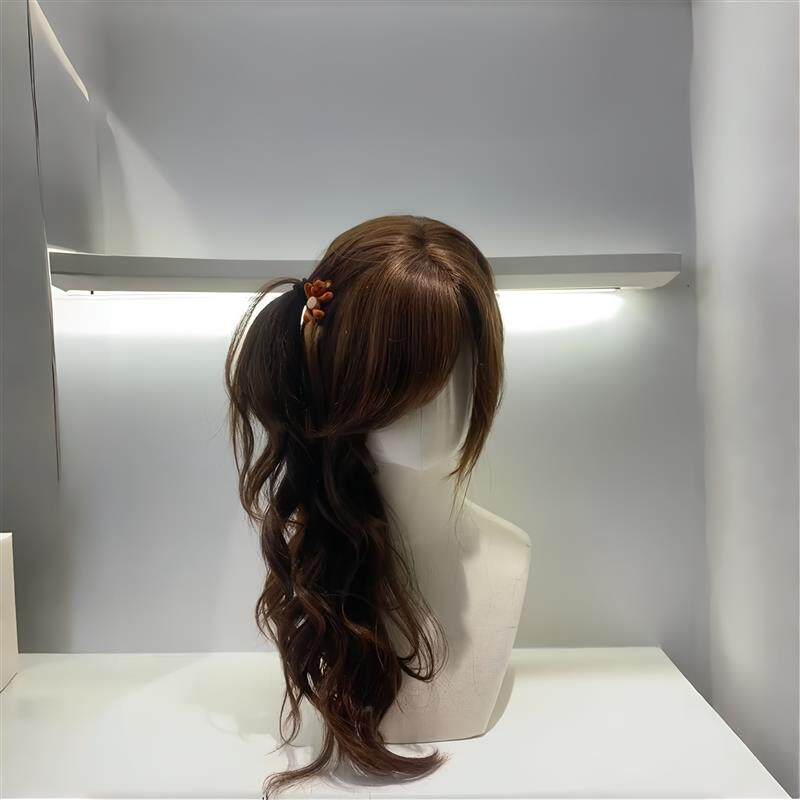 假发女日系长卷发古早齐刘海lolita仿真发日常秋冬氛围感假发头套