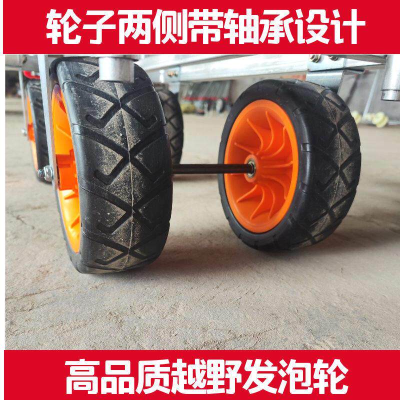 加厚大棚蔬菜采摘手推车家用农用推拉果园工具车拉粪车手推运输手