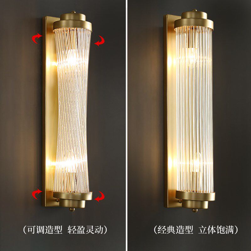 壁灯客厅电视背景墙卧室床头灯别墅走廊2024新款创意长条玄关高级