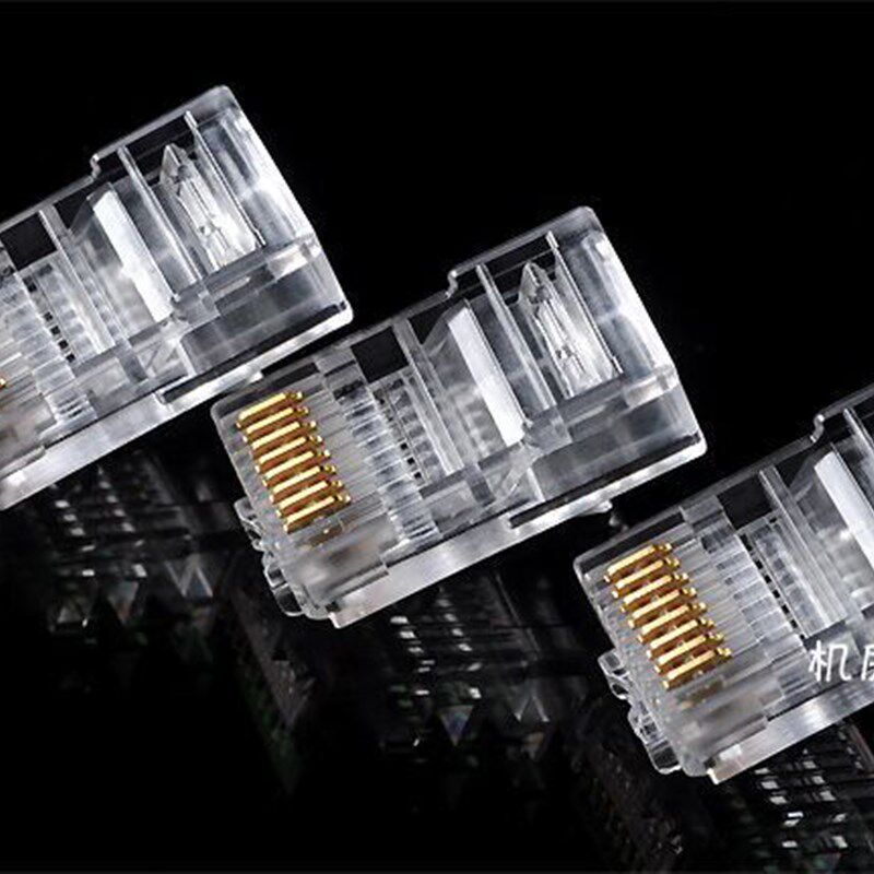 原装正品AMP 安普4-554720-3 RJ45网路水晶头超五类非屏蔽水晶头
