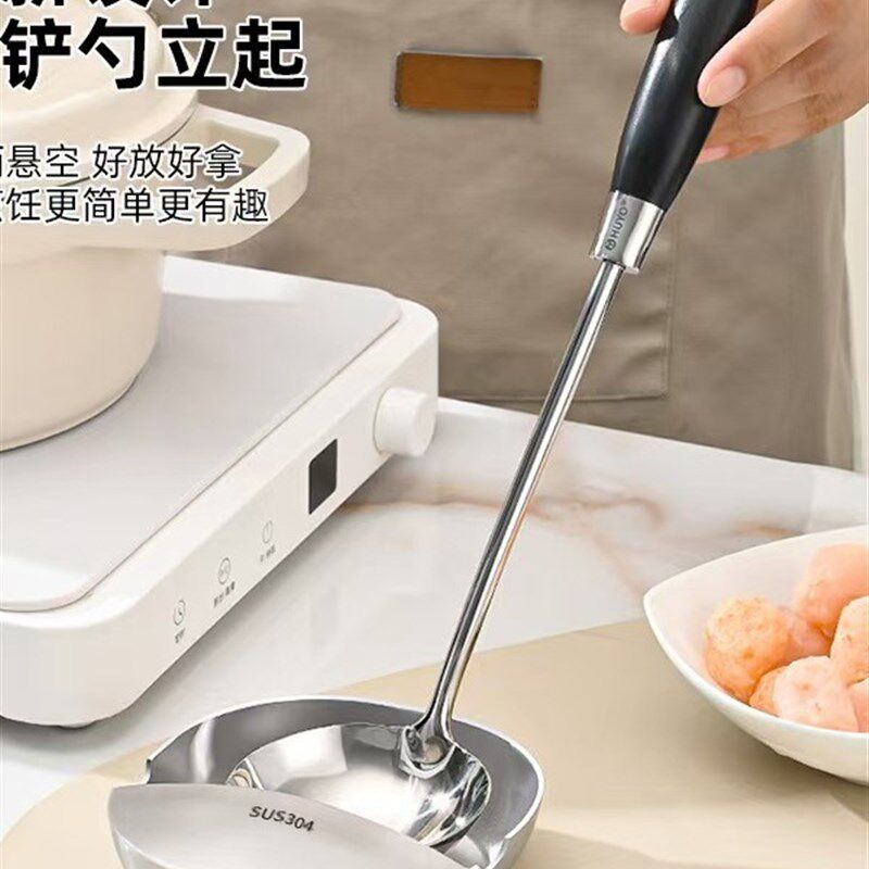 304不锈钢汤勺架托厨房炒菜台面勺架锅铲托盘厨具收纳立式托架