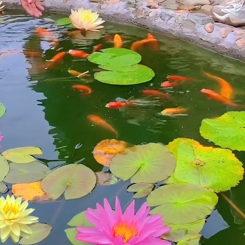 大睡莲根块池塘睡莲花水培植物四季莲花盆栽水养花卉荷花睡莲根茎