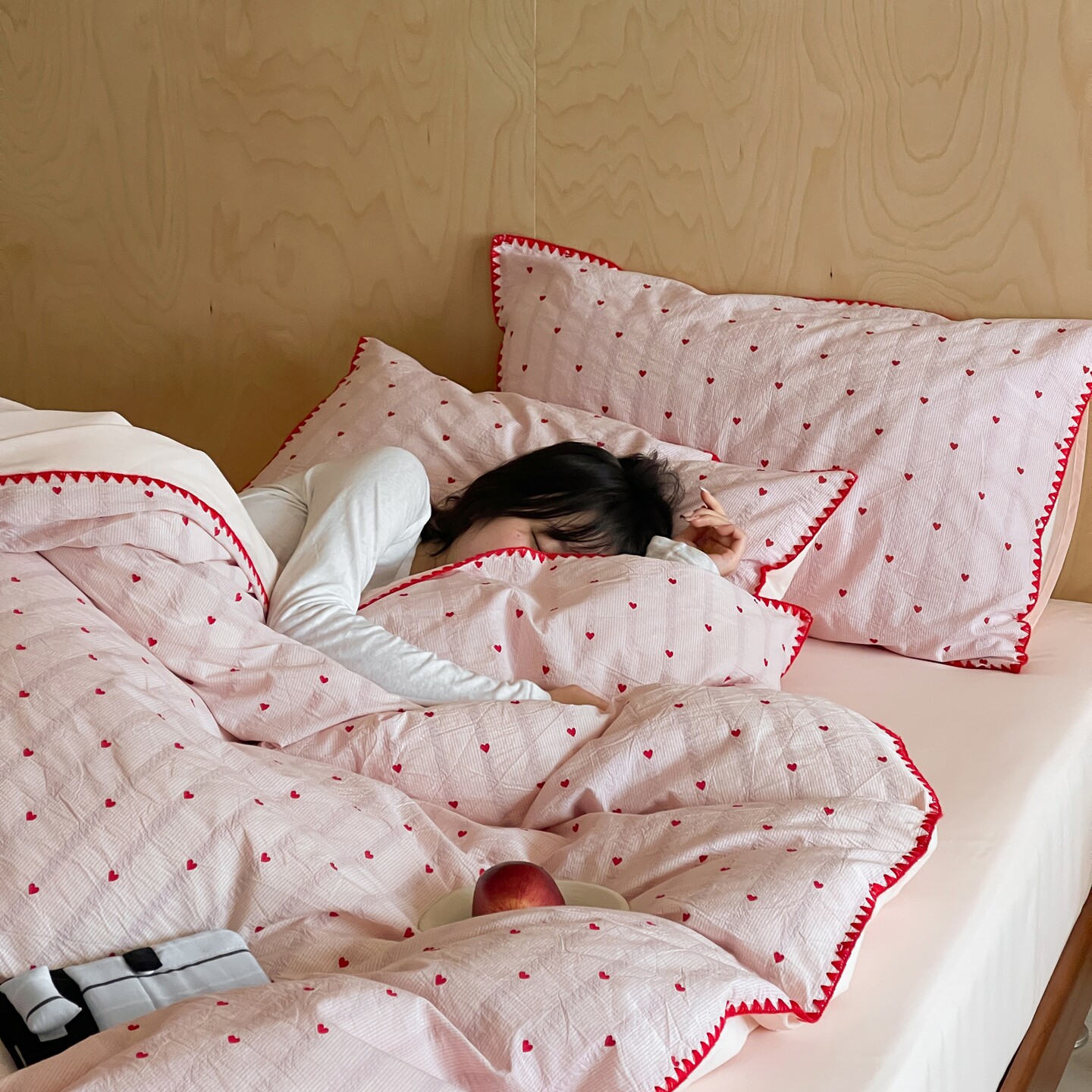 2026新款纯棉色织水洗棉提花剪花贝壳边三四件套100%全棉可水洗