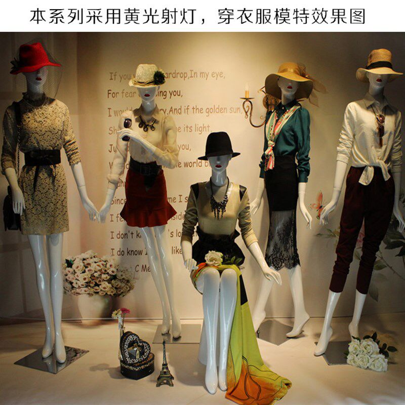 服装店模特道具女全身仿真假人体橱窗展示摆件女装人偶模型模特架