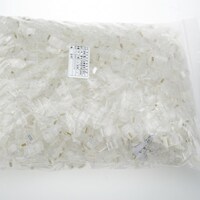 群加网络工程水晶头 超五类 纯铜三叉接头RJ45水晶头1000颗千只装