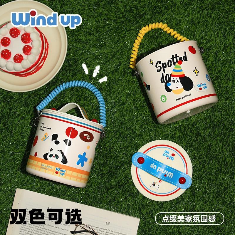 桌面垃圾桶卫生间创意提手壁挂式收纳桶可爱高颜值迷你车载收纳盒
