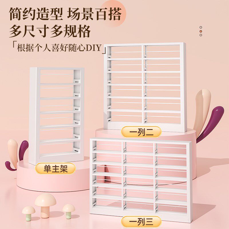 家用钢制图书馆书架儿童绘本架靠墙书柜陈列架落地置物架收纳柜子