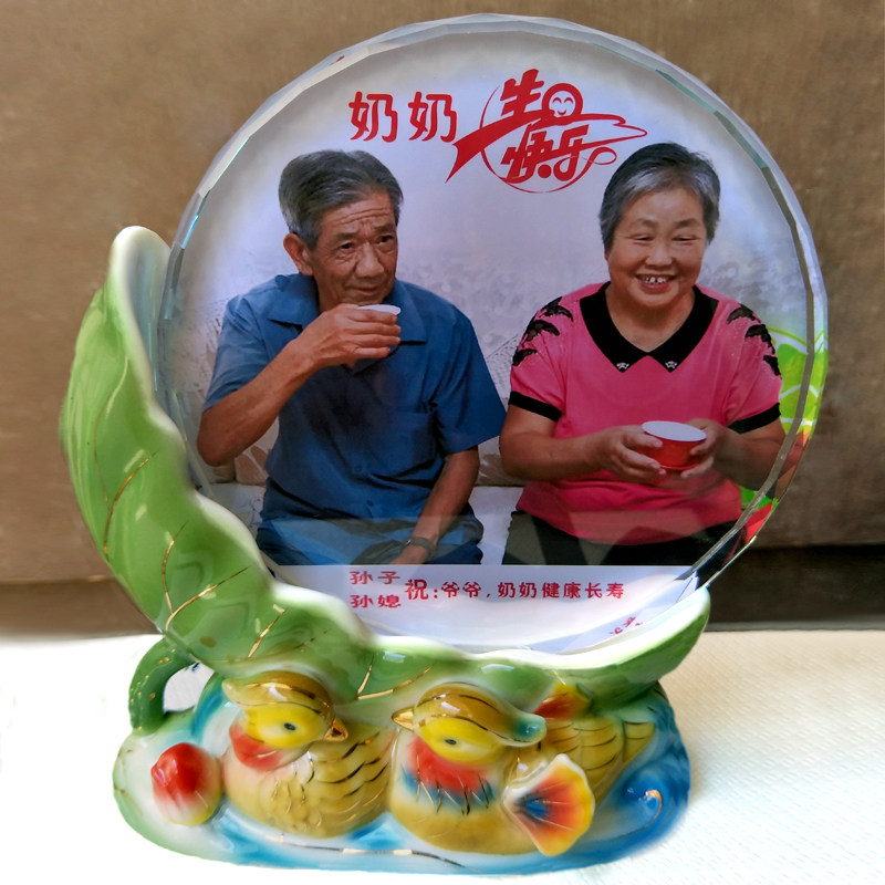 生日礼物送妈妈实用照片创意长辈父母结婚50周年老人纪念金婚礼品