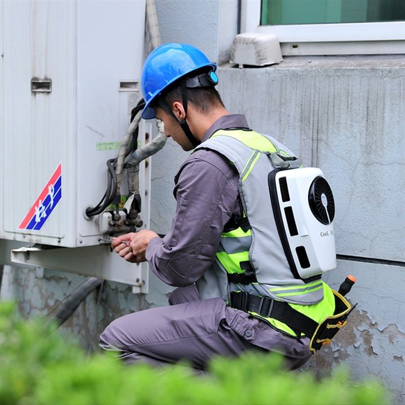 ecoolbag穿戴式空调服夏季降温神器制冷衣工作服充电焊户外马甲