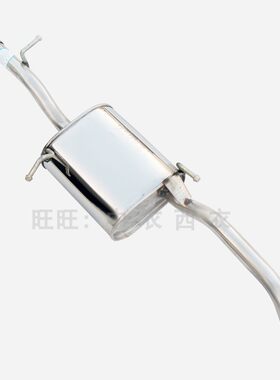 夏利两厢三厢/绅雅/N3三缸汽车排气管后节不锈钢消音消声器送配件