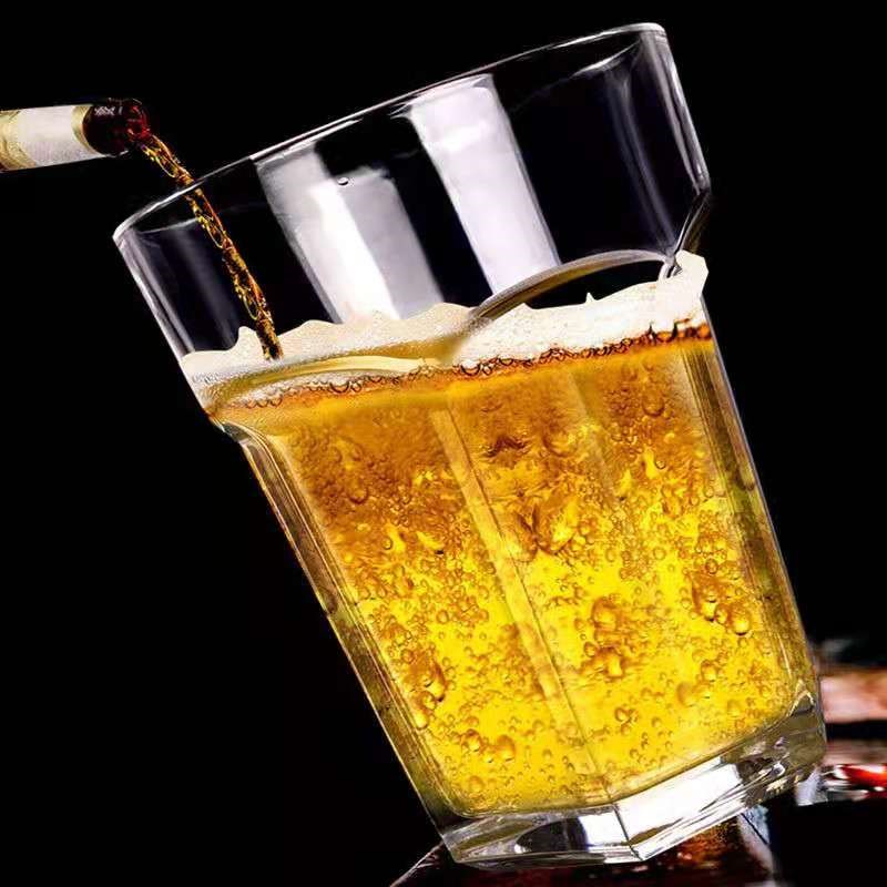 网红大号啤酒杯福佳白啤酒杯创意玻璃杯超大精酿扎啤杯大容量