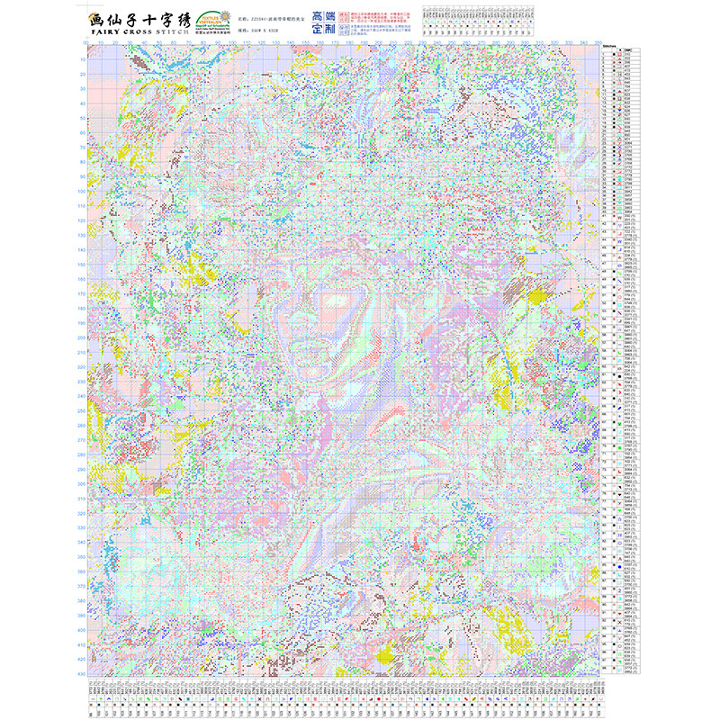 【KZ-ZZ3384-油画带草帽的美女】十字绣2025新款线绣手工油画系列