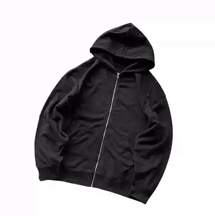 Left Glue Silver Glossy Surface Ah Le Oh Three-Color Zipper Hoodie Set 77041269