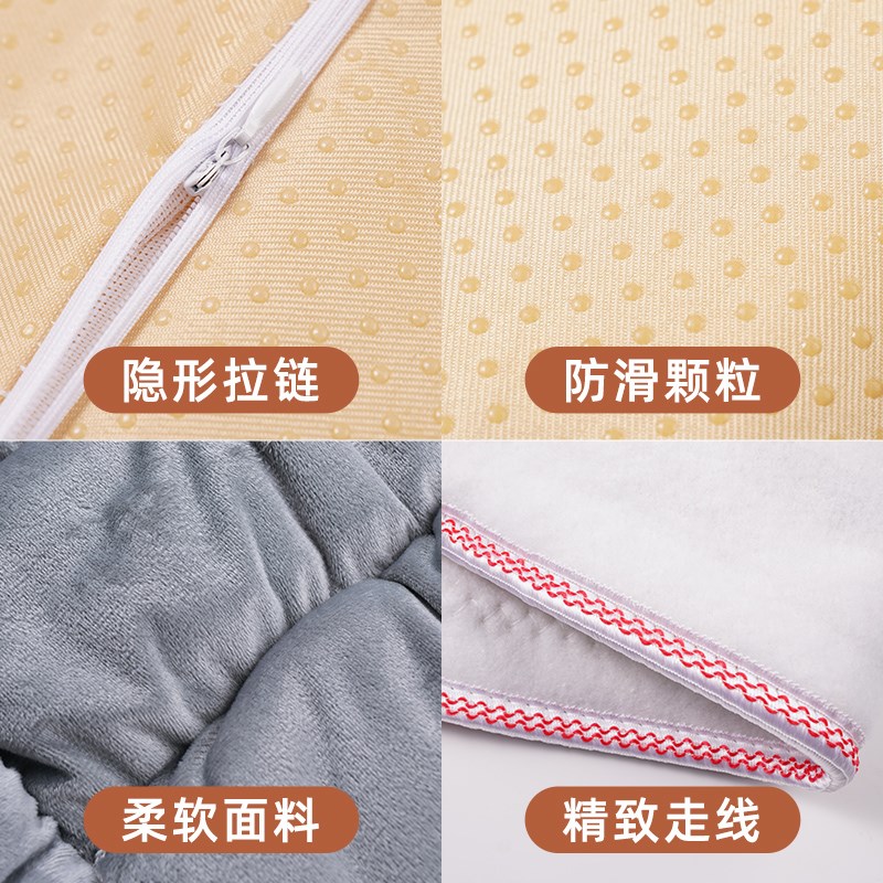 加热坐垫办公室冬季取暖神器家用保暖可拆洗插电式暖脚一体座椅垫