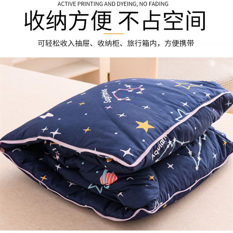 多功能连体可穿抱枕被冬天懒人被带袖子的二合一车载被子两用午睡