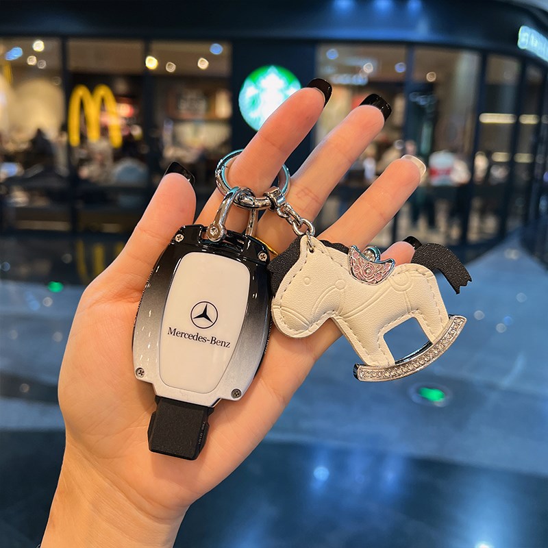 奔驰车钥匙套新款C级E级S级C260L车E300L女GLE350壳GLC/A200L扣包