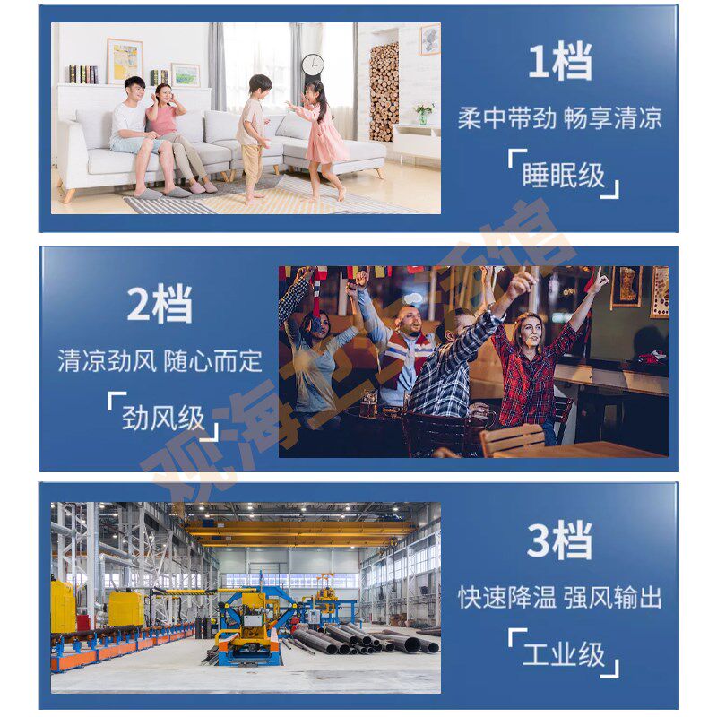 趴地扇工业家用落地扇台式大功率摇头风扇风力强风商用强力电风扇