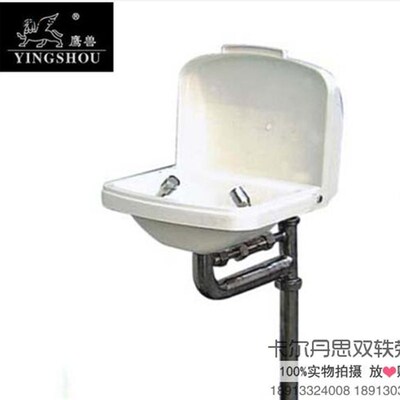 鹰兽落地洗眼器验厂洗眼器6620-A 固定式洗眼器冲淋器眼部冲洗器